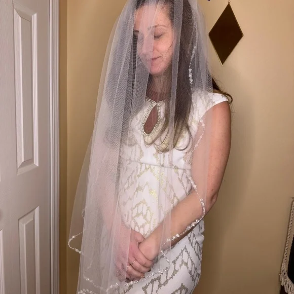 Mori Lee Madeline Gardner Bridal Veil **BRAND NEW** - Picture 12 of 15